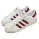 Adidas 休閒鞋 Superstar 男鞋 女鞋 白 酒紅 奶油底 金標 皮革 貝殼頭 愛迪達 GZ1603 [ACS 跨運動]