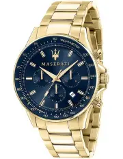 [Maserati] Sfida Chrono 44mm Gold Bracelet Watch R8873640008