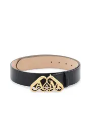 Alexander Mcqueen Seal Leather Belt