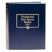 Whitman Classic Coin Album 2477 Presidential First Spouse Medal 2007-DATE Book