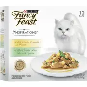 Fancy Feast Adult Inspirations Chicken Collection Wet Cat Food 70g X12 Pack