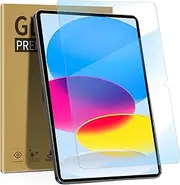 ZenRich [2 Pack] Screen Protector for iPad 11 Inch A16 2025 / iPad 10th Generation 10.9 Inch 2022, Anti Blue Light Tempered Glass Film with 9H Hardness/Anti-Glare/Bubble Free/Apple Pencil Compatible