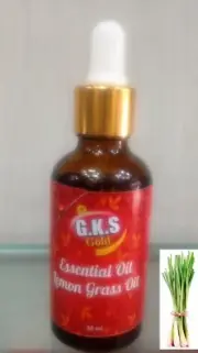 LEMON GRASS OIL 100% NATURAL PURE UNDILUTED UNCUT ESSENTIAL OIL - 50 ML