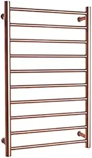 Towel rack Towel Warmer/Heated Towel Rail 304 Stainless Steel Towel Warmer Wall Mounted Towel Warmer for Bathroom 88W Towel Dryer Gold Hardwired (Color : Gold Size