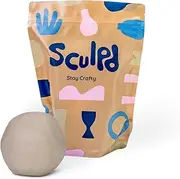 Sculpd Extra Clay Bag - 1kg Air Dry Clay, Arts & Crafts