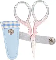 Operitacx Practical Scissor Cover for Household Scissors 1 Set of Sewing Scissors with Leather Steel Material