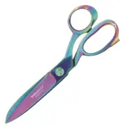 8" Multi Colour Dressmaking Fabric Shears Tailor's Sewing Scissors