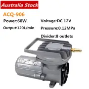Boyu DC12V 120L/M Air Compressor Oxygen Pump Inflated Aerator Aquarium Pond AU