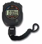 Waterproof Digital LCD Stopwatch Chronograph Timer Counter Sports Alarm Watch