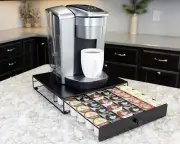 Nifty Coffee Pod Drawer – 36 Pod Holder Non-Rolling, Compact Organizer - NEW