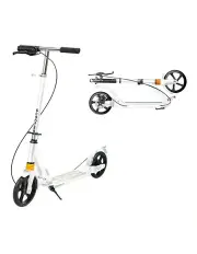 [Monvelo] Commuter Foldable Push Kick Disc Brake Scooter in White