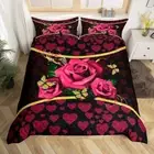 Flower Duvet Cover Set Single Size, Yellow Butterfly Comforter Cover with 1