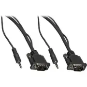 Kramer C-GMA/GMA 15–pin HD & 3.5mm Stereo Audio Cable