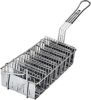 Yajuyi Taco Fry Basket,Fried Basket Container Stand,Kitchen Gadgets,Taco Shell Deep Fryer Basket Taco Shell Fryer for Home,Kitchen, 8 grids