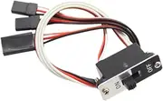 Perfeclan Port on/Off Switch 3 way Power on/Off Switch Reliable Multipurpose Stable RC Model Receiver on Off Switch for Airplane