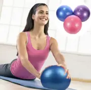 9'' Body Pilates Ball Mini Exercise Fitness Bender Toning Yoga Purple Workout