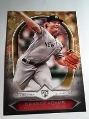 2019 Topps Tribute Jumbo 5x7 Chance Adams Yankees RC 19R8 Gold 06/10