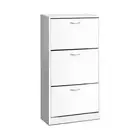 Artiss Shoe Rack Storage Cabinet Organiser 36 Pairs Shelf Cupboard White