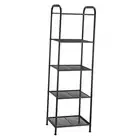 Storage Rack with Shelf,Industrial Style Extendable Plant Stand, 5-Tier Grey
