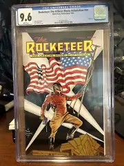 Rocketeer Official Movie Adaptation CGC 9.6 Disney Dave Stevens Flag Cover
