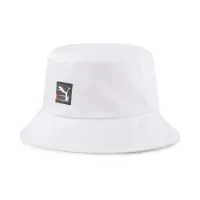 在飛比找momo購物網優惠-【PUMA】帽子 漁夫帽 運動帽 遮陽帽 白 0237570