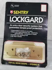 Sentry Lockgard SECURITY SYSTEM FOR DOORS - Make Your Door Tamper & Pry Proof