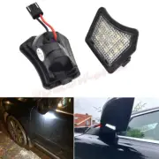 For Volvo C30 C70 V40 V50 Jaguar XJ XF XE LED Under Side Mirror Puddle Light (for: Jaguar)