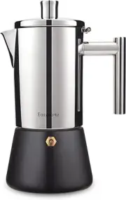 Easyworkz Diego Stovetop Espresso Maker Stainless Steel Italian Coffee Maker