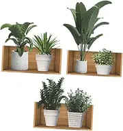 CORHAD Elegant Green Plants DIY Wall Sticker Peel and Stick Wall Decals for Bedroom Removable and Self-Adhesive