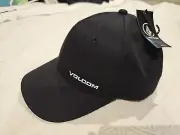 VOLCOM CAP ADJUSTABLE BLACK CAP HAT - SIZE O/S BRAND NEW WITH TAGS