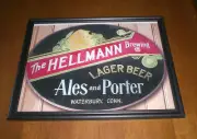 HELLMANN BREWING COMPANY FRAMED COLOR AD PRINT