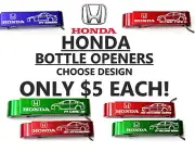 HONDA Metal Bottle Openers with Key Ring Personalise Add Your Car Rego on back