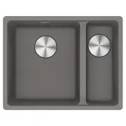 Franke Maris 1 & 1/2 Right Bowl Sink 340/150mm Stone Grey MRG660/34-15FPCSBRSG