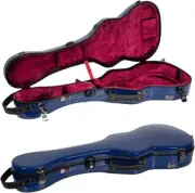 Crossrock Baritone Ukulele Case, Fits Up to 31 Inches-100% Fiberglass HardshelI