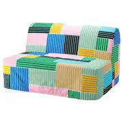 LYCKSELE LÖVÅS 2-seat sofa-bed, Grindtorp multicolour