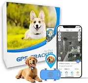 Dog GPS Tracker for Dogs, Virtyal Fence ，Realtime, Lighting Flash&Audible Seek Mode, Anti Lost No Distance Limited Pet GPS Location Tracker Fit Most Pet Collars, Subscription Needed