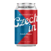 Akasha Mandatory Czech In Pilsner 375ml Can