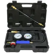 Cylinder Leak Down Tester Kit,Gasoline Engine Compression Tester,Dual Pressur...