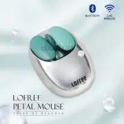 LOFREE Bluetooth 2.4G wireless Mouse Petal Pride of Peacock Limited Edition Mice