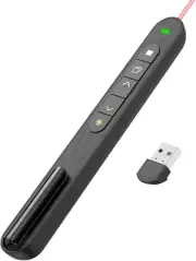 Presentation Clicker Wireless Presenter Laser Pointer for Presentations Remot...