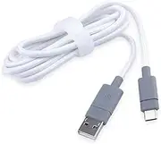 HUYUN 1.8M USB-C Charging Cable for Corsair K70 RGB TKL Mechanical Gaming Keyboard & Dark Core Pro SE/Sabre Pro Wireless Gaming Mouse (White)