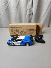 Police Cop Car Transformer 2 in 1 Robot toy New Open Box