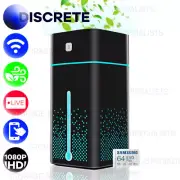 WIFI Home Air Humidifier Spy Camera 64GB LIVE VIEW 1080P Mobile App LED Light