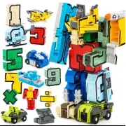 Number Robots Educational Action Figures ( Set Of 10 ) Transforming Toys