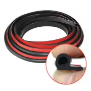 16.4FT P-Shape Rubber Weather Seal Hollow Universal Car Door Strip Weatherstrip