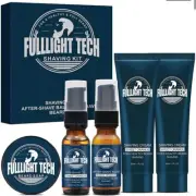 Fulllight Tech Shaving Kit Beards Cream Shave Oil Sweet Orange Healthy Soap
