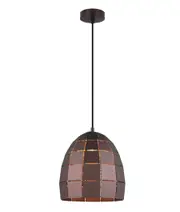 ARMIS: Retro Tiled Ellipse Shape Pendant Lights Coffee
