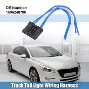 Car Taillight Wire Harness Tail Lamp Wiring Connector for Peugeot Blue White