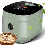Smart Rice Cooker, 3L Slow Cooker and Steame with 9 Cooking Functions, 24-Hour Smart Appointment and Dual Bile Dual Mode, Non-Stick Coating, Hidden Touch Panel, for 4-5 People
