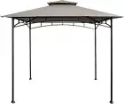 Replacement Canopy Patio Roof Top 5X8 Shelter Double Tiered BBQ Cover Easily Upd
